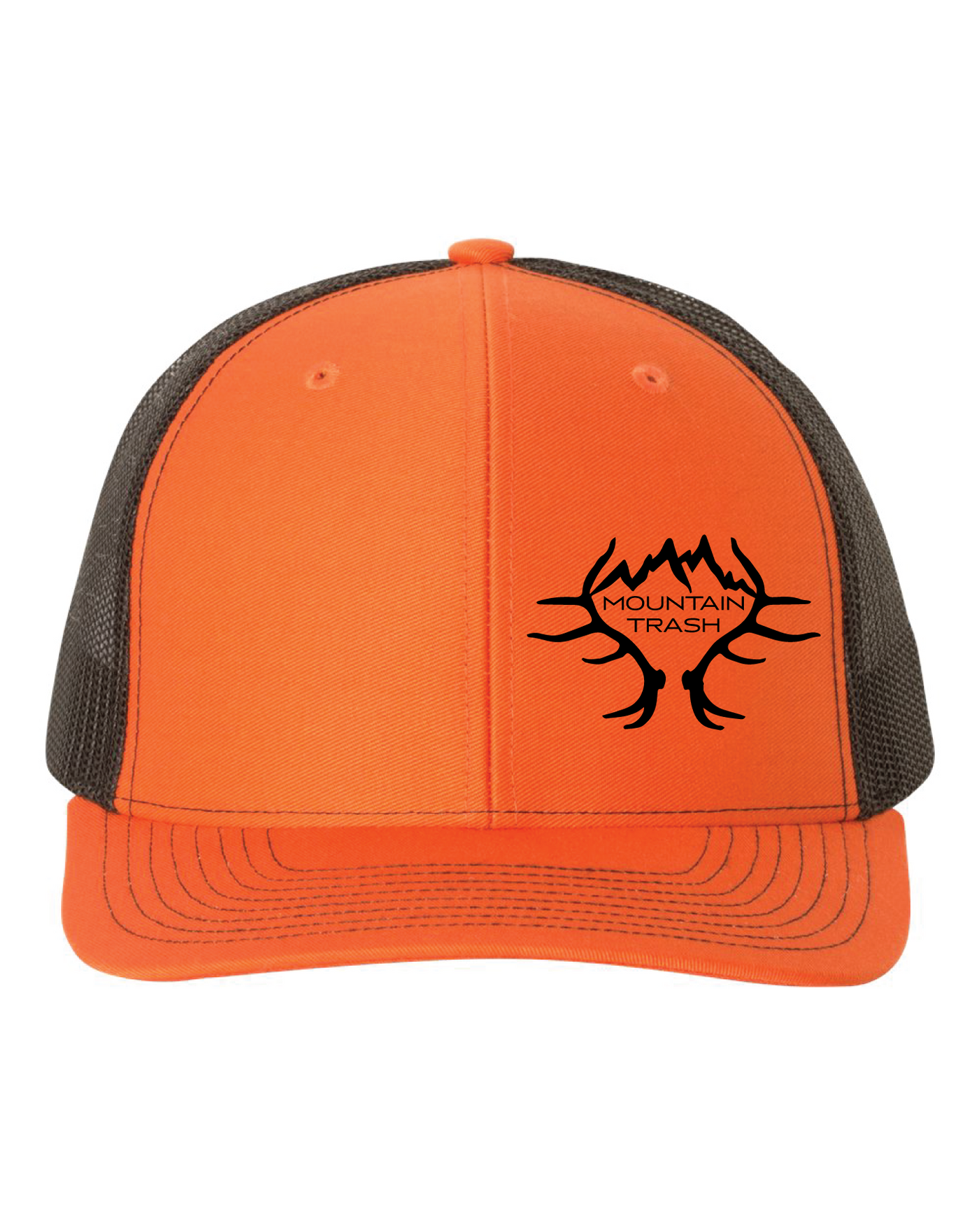 Printed Mountain Shed Set - Orange / Black Snapback