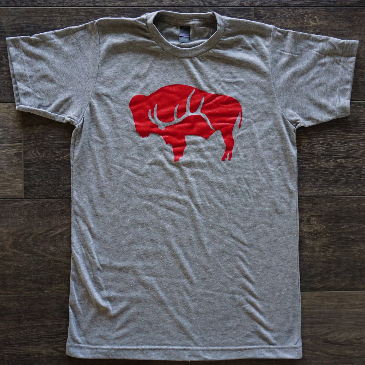 Bison Wyoming Shed - Heather Grey / Red