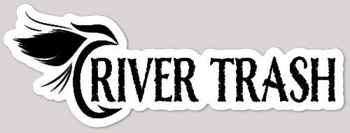 River Trash Fly Sticker
