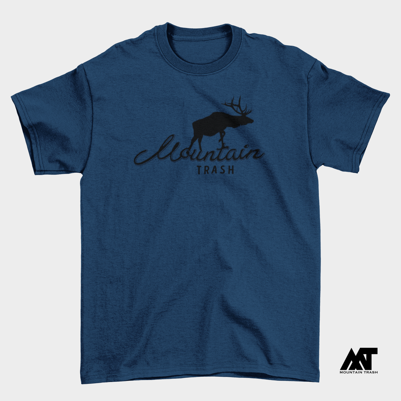 Elk T-shirt - Heather Navy